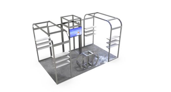 10 X 20 Profilo in alluminio Appaltatore indipendente per fiere in Cina per Stand espositivi modulari