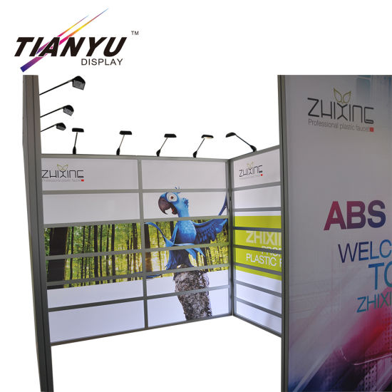 2019 Tessuto alluminio High End coperta Trade Show stand e Fabrication