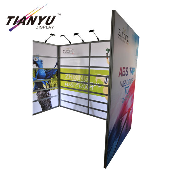 Alluminio Pubblicità Telai parete espositiva per Trade Show Booth
