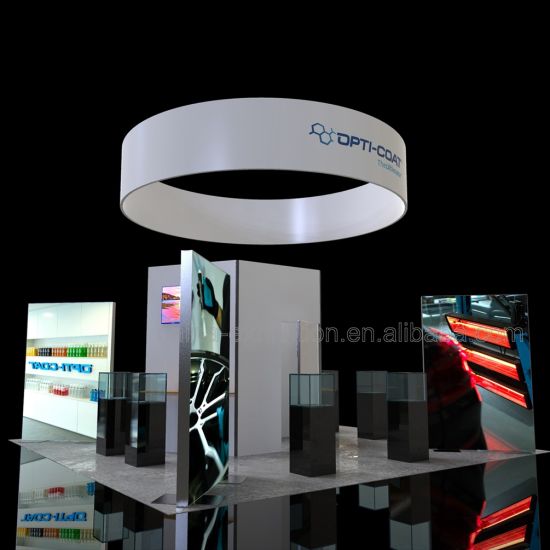 20FT Exhibition personalizzato fiera stand Progettazione Stand Utilizzato per Jiangmen International Exhibition Center