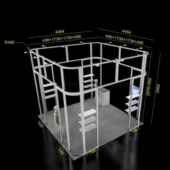 10X10 modulare pieghevole Exhibition Booth per Visualizza