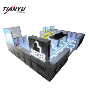 Personalizzato 10FT del tessuto di tensionamento Trade Show diritta display Booth