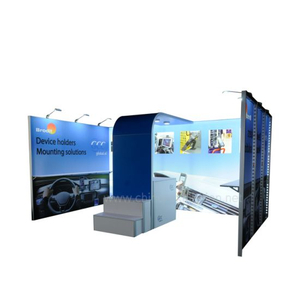 Cabina espositiva in alluminio modulare trasformabile 10X20FT con grafica