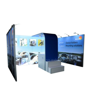 Espositore per stand riutilizzabile modulare modulare personalizzato portatile 10X20FT in alluminio