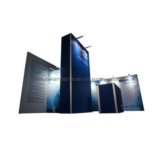 Cinese Costruttore Custom Design Exhibition riutilizzabili standard Sfondo stand di visualizzazione