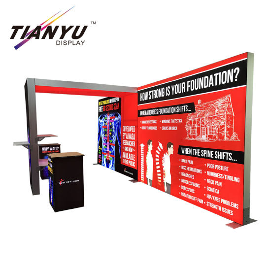 10X10FT Easy Set up telaio in alluminio Exhibition Booth per Visualizza